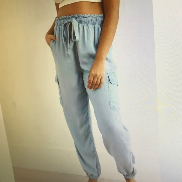 aerie Pants - Aerie Chambray Joggers